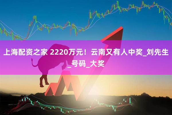 上海配资之家 2220万元！云南又有人中奖_刘先生_号码_大奖
